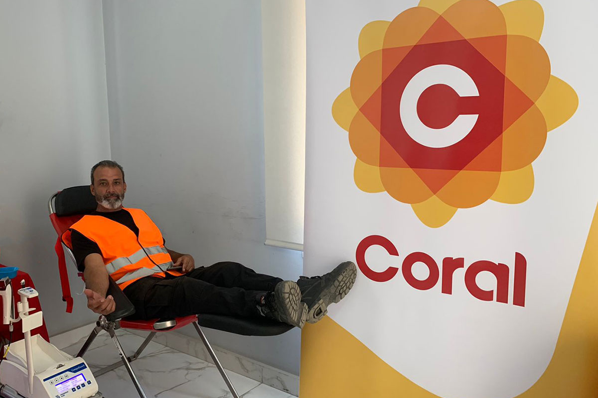 Coral employees donate blood to give precious gift of life
