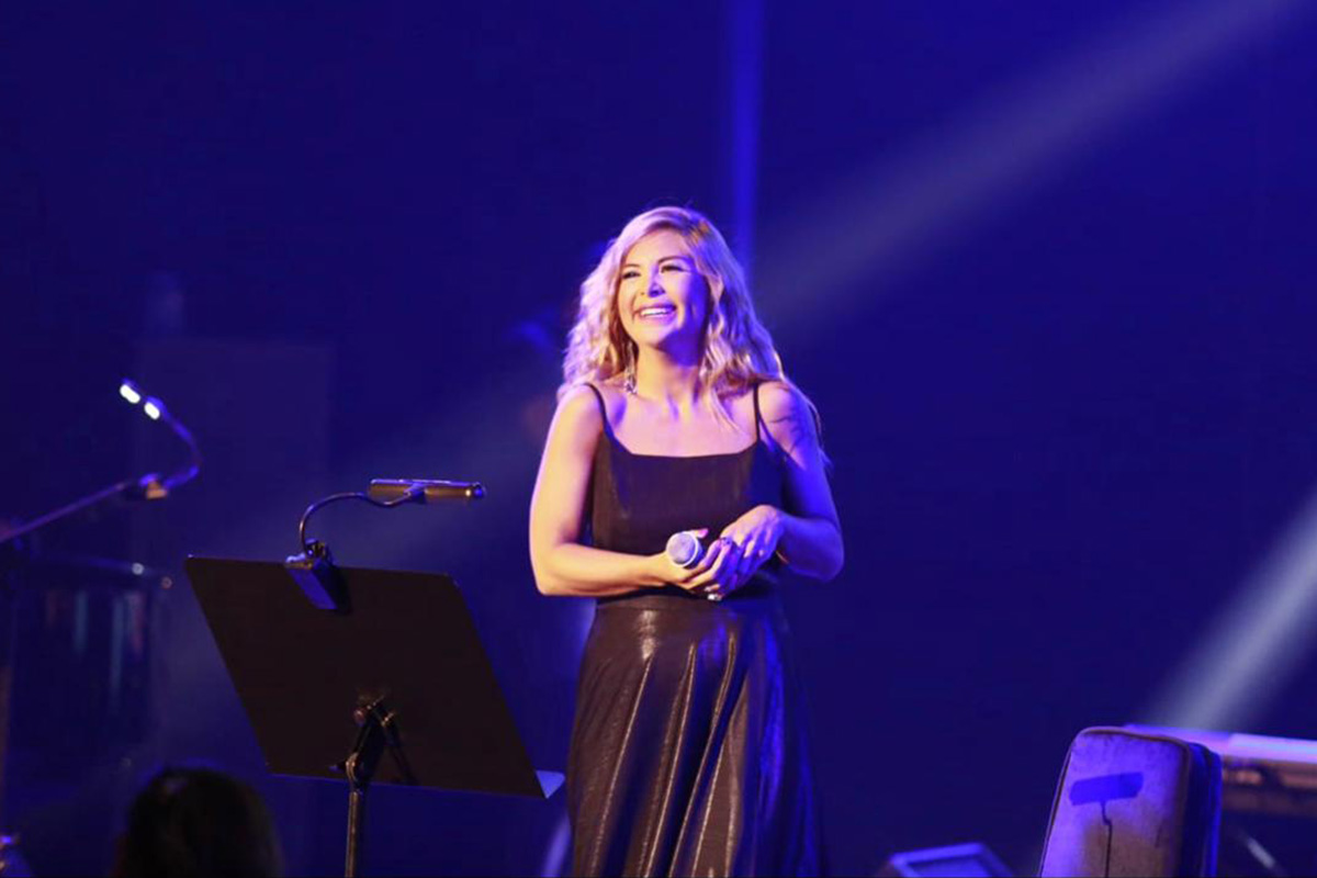 Aline Lahoud performs at Casino du Liban