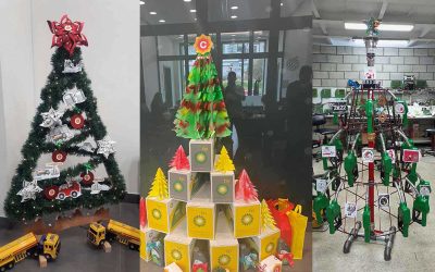 Coral staff unleash their creative side with endearing Christmas trees