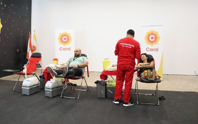 Coral blood drive supporting Lebanese Red Cross exemplifies collective action
