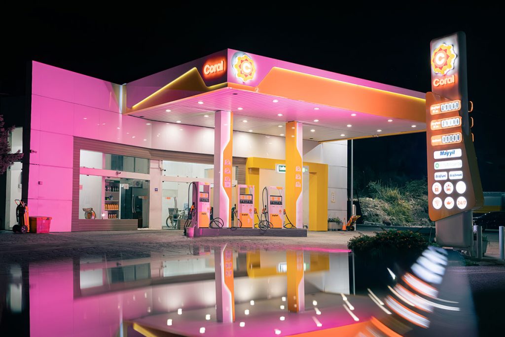 Coral stations turn pink to fuel awareness and hope