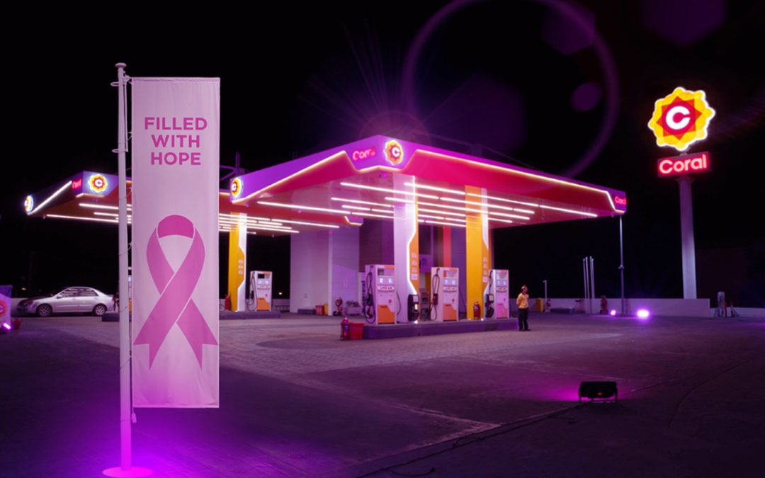 Coral stations turn pink to fuel awareness and hope in the fight against breast cancer
