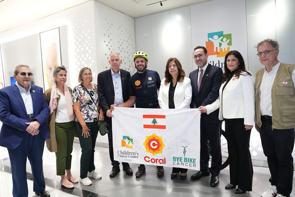 Coral Welcomes Ralph Khoury to Beirut After Two-Month Cycling Journey from Paris